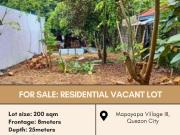For Sale Residential Vacant Lot located at Mapayapa...