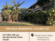 FOR SALE Residential Vacant Lot located at Marcelo Green...