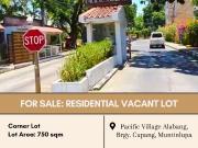 FOR SALE Residential Vacant Lot located at Pacific...