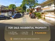 For Sale: ResidentialProperty in Masbate St. near West...