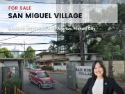 FOR SALE: San Miguel Village, Makati Lot 322 sqm Direct...