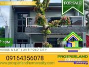 FOR SALE: SINGLE DETACHED TWO STOREY HOME IN ANTIPOLO