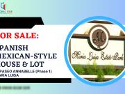 For Sale: Spanish Mexican design House and Lot in Maria...