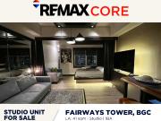 For Sale: Studio Unit at Fairways Tower, BGC, Taguig