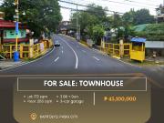 For Sale: Townhouse located at Kapitolyo Pasig