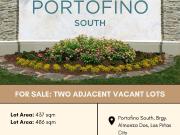 FOR SALE Two Adjacent Vacant Lots located at Portofino...