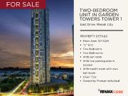 FOR SALE: TWO BEDROOM UNITS IN GARDEN TOWERS TOWER 1