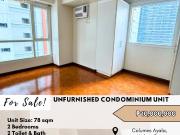 For Sale: Unfurnished Condo Unit located at Columns...