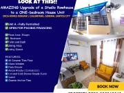 For Sale Upgraded Studio Rowhouse to 1 Bedroom Unit in...