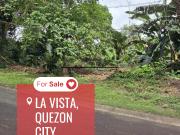 FOR SALE! Vacant Lot in La Vista, Quezon City