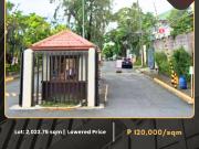 For Sale Vacant Lot in New Manila Rolling Hills QC