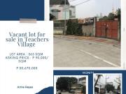 For Sale Vacant Lot in Teachers Village Quezon City