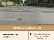 FOR SALE vacant lot located at Corinthian Gardens, Brgy....