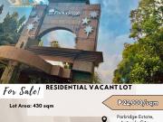 For Sale: Vacant lot located at Parkridge Estate...