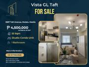 FOR SALE Vista GL Taft – Ermita, Manila Studio Fully...