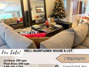 FOR SALE Well Maintained House and Lot located at...