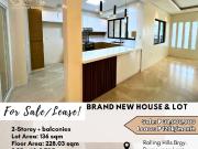 FOR SALE/LEASE Brand New House & Lot located at Rolling...