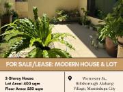 FOR SALE/LEASE Modern House and Lot located at Worcester...