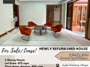 FOR SALE/LEASE Newly Refurbished House located at Ayala...