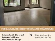 FOR SALE/LEASE Newly Renovated Townhouse Units located...