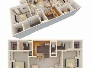 Fountain Lake 2 Bed with Balcony/Patio Options Fireplace...