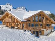 Combloux: Chalet Luxe 14 Pers avec Piscine & Sauna
