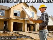Free List Of Infill Lots / Building Lots For Sale