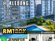 Freehold Apartment Near Sentral Mall, Casa Idaman, Klebang
