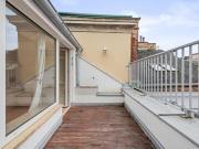 Schöner Himmel über dem Servitenviertel/Clusiusgasse ca....