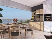 Frente Mar 03 dorms, 02 vagas c/ 353 mil de entrada em...