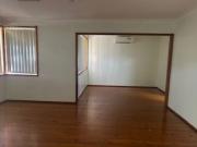 Freshly painted with newly polished timber floorboards