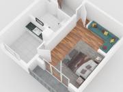 Frisch renovierte, 1,5 Raum Wohnung mit EBK und Balkon...