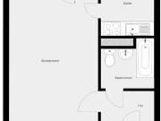 Frisch renovierte 1 Zimmer Wohnung in Marzahn