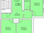 Frisch renovierte 3 Zimmer Wohnung zur Miete im Edithawinkel