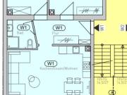 Frisch sanierte 3 Zimmer Wohnung mit Garten, möbliert