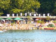 Frühstück auf Ihrem Südbalkon am Weißen See