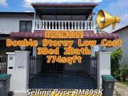 Full Loan Desa Jaya Low Cost Double Storey 14x55sqft...