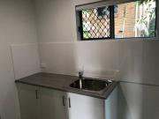 Fully fenced low maintenance yard