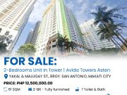 Fully Furnished 2BR Unit in Avida Towers Asten