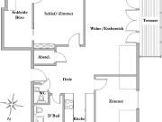 Fully furnished 3.5 room apartment in Hamburg...