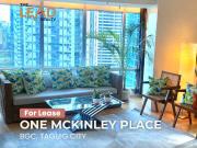 Fully Furnished 3 Bedroom Condo For Rent One McKinley...