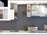 Fully furnished apartment with access to modern communal...