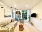 Fully Furnished Designer Apartment with Backyard for Rent