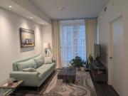 Fully furnished master bedroom with ensuite bathroom