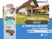 Fully Furnished Nice 1 Sty Bungalow A Famosa Resort Alor...