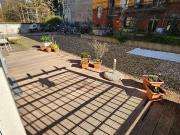 Fully modernized apartment with idyllic courtyard...