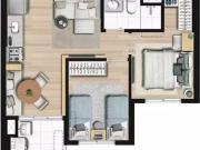 Sensacional apartamento tipo para venda em Lapa com 2...