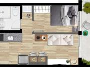 Confortável studio para venda em Republica com 1 quarto,...