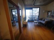 funrished apartment large balcony with water view