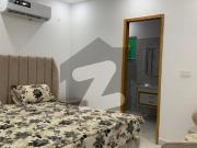 Furnished 2 bed room floor for rent in building dha phase 8